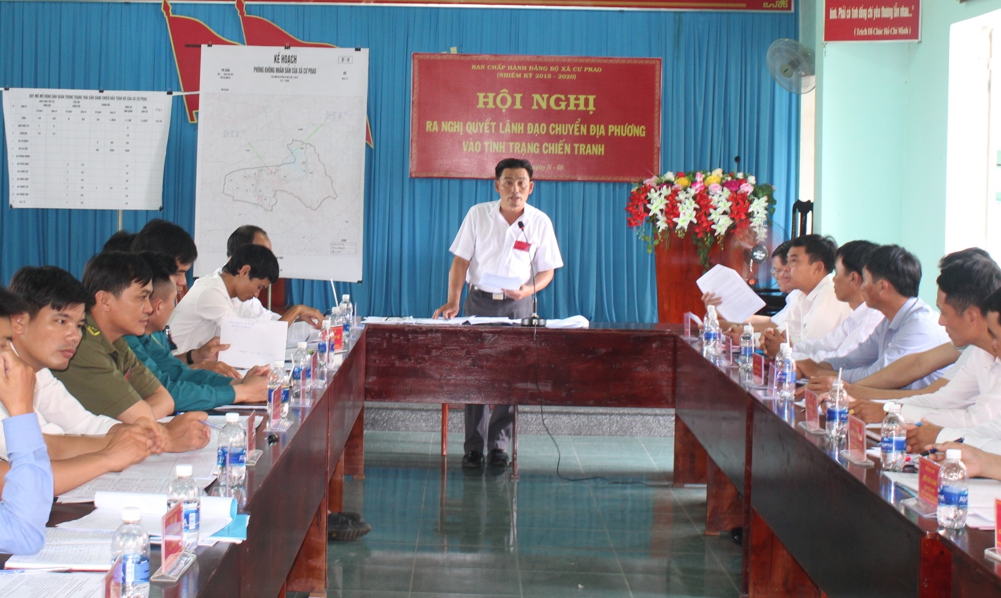 Xã CưPrao, huyện M’Drắk tổ chức diễn tập phòng thủ năm 2019